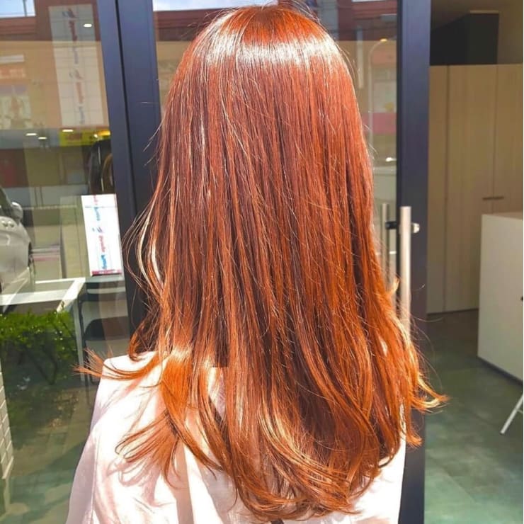 オレンジカラー | KATSUKI 上津店(カツキ カミツテン)のヘアスタイル