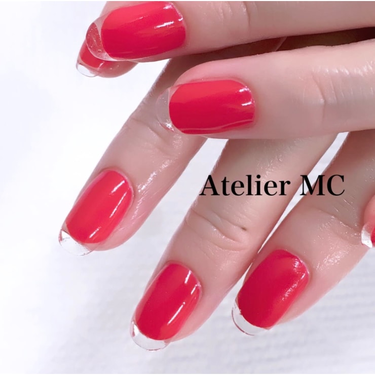 クリアフレンチネイル Atelier Mc Nail Salon アトリエ エムシー ネイルサロン のネイルデザイン ネイル まつげサロンを予約するなら楽天ビューティ