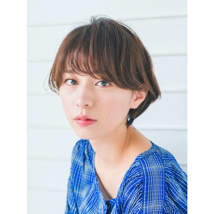 小顔に見えるやわらかショートヘア Little Lulu 梅田 リトルルル のヘアスタイル 美容院 美容室を予約するなら楽天ビューティ
