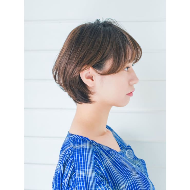 小顔に見えるやわらかショートヘア Little Lulu 梅田 リトルルル のヘアスタイル 美容院 美容室を予約するなら楽天ビューティ