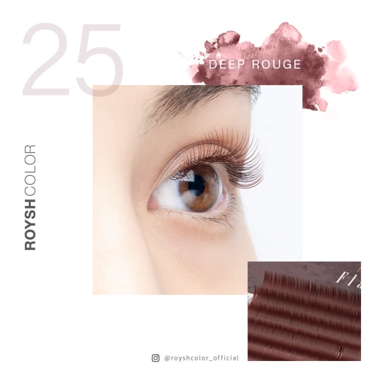 豊富なカラー取り揃え♪フラットラッシュカラーエクステ | MONCIL