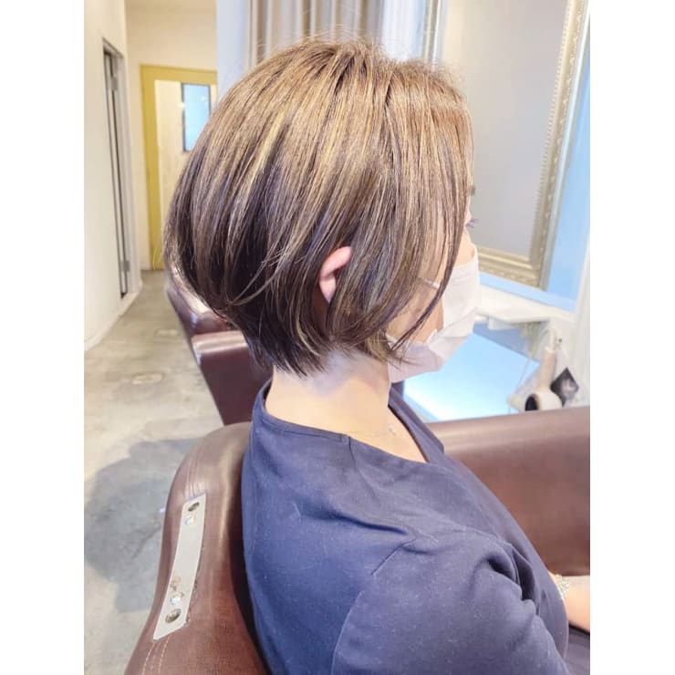 40代 大人のボブスタイル オシャレな白髪染め 神戸美容室 Bonny Couture 髪質改善 40代大人ボブ ボニークチュール のヘアスタイル 美容院 美容室を予約するなら楽天ビューティ