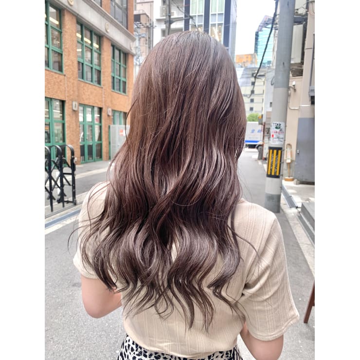 ラベンダーブラウン Gif Hair 梅田茶屋町店 ギフヘアー のヘアスタイル 美容院 美容室を予約するなら楽天ビューティ