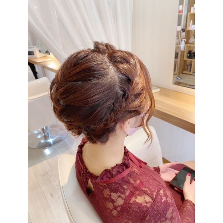 ボブでもアップ ヘアセットサロンlala Roomo Studio ヘアセットサロンララルーモスタジオ のヘアスタイル 美容院 美容室 を予約するなら楽天ビューティ