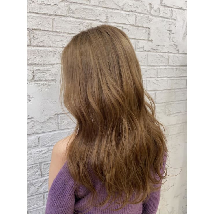 キャラメルベージュウォームブラウンイルミナカラー7028 Prize 池袋西口店 プライズ のヘアスタイル 美容院 美容室を予約するなら楽天ビューティ