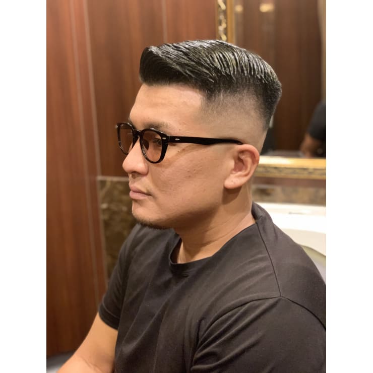 七三分け 王道バーバースタイル 理容室 東京 丸の内 大手町 ヒロ銀座 Barber Shop 丸の内 ヒロギンザバーバーショップ マルノウチ のヘアスタイル 美容院 美容室を予約するなら楽天ビューティ