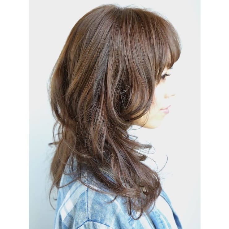 色気が必須セミロングスタイル Hair Make Flencia ヘアメイクフレンシア のヘアスタイル 美容院 美容室を予約するなら楽天ビューティ