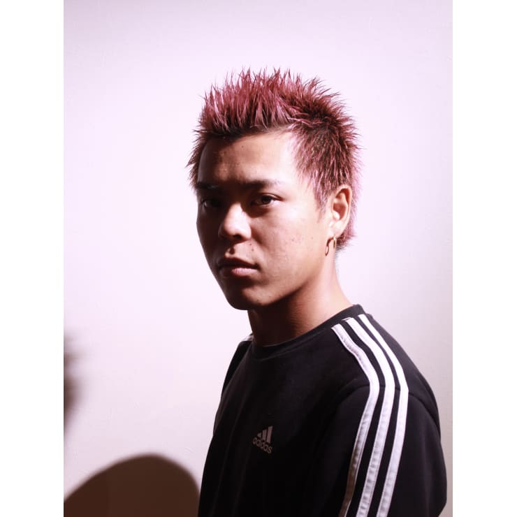 ピンクカラーオシャレボウズ Men S Hair Spice 鍋島 メンズヘアースパイスナベシマ のヘアスタイル 美容院 美容室を予約するなら楽天ビューティ