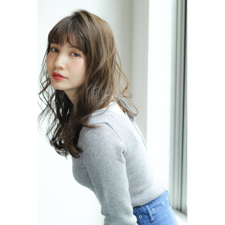 Adatto北千住 ゆるふわパーマ セミロング Adatto アダット のヘアスタイル 美容院 美容室を予約するなら楽天ビューティ