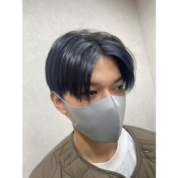 Tocca 天王寺 メンズカット ポイントブルーカラー Tocca Hair Treatment 天王寺店 トッカ ヘアアンドトリートメント テンノウジテン のヘアスタイル 美容院 美容室を予約するなら楽天ビューティ