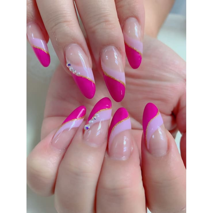 長さ出し ジェル ネイルサロン ティアラ リュクス 市川北口 ネイルサロンティアラリュクスイチカワキタグチ のネイルデザイン ネイル まつげ サロンを予約するなら楽天ビューティ