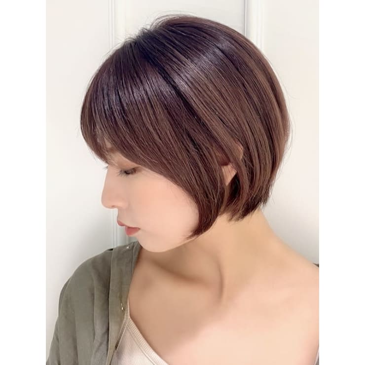 大人上品な美人ショートボブ Beautrium Peninsula ビュートリアム ペニンシュラ のヘアスタイル 美容院 美容室を予約するなら楽天ビューティ