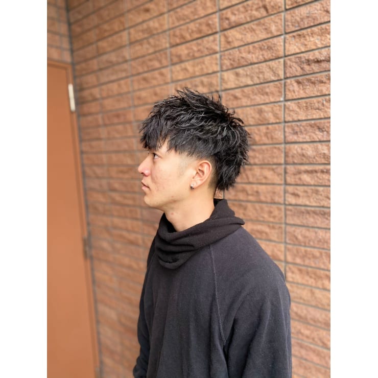 ソフトツイストパーマ 2ブロック マッシュ 新長田メンズ専門ヘアサロン インフィニィト シンナガタメンズセンモンヘアサロンインフィニィト のヘアスタイル 美容院 美容室を予約するなら楽天ビューティ