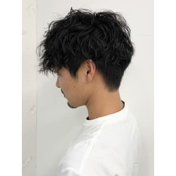 ツーブロック マッシュ スパイラルパーマ 黒髪 ネープレス Di Ka Hair Sendai ディーカヘアーセンダイ のヘアスタイル 美容院 美容室を予約するなら楽天ビューティ