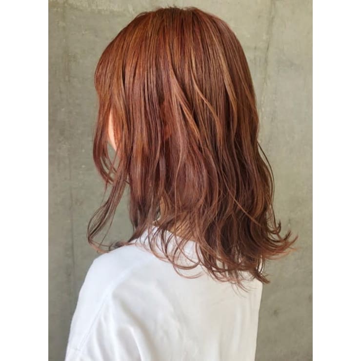 アプリコットオレンジ Cell セル のヘアスタイル 美容院 美容室を予約するなら楽天ビューティ