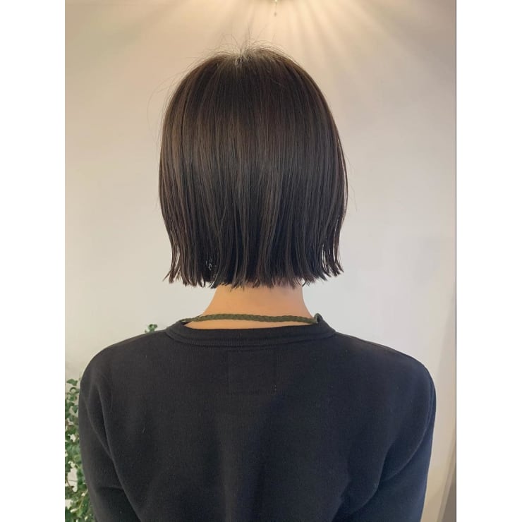 ぱつっとスッキリ切りっぱなしストレートボブ Bekku Hair Salon 広尾店 ベックヘアサロン ヒロオテン のヘアスタイル 美容院 美容室を予約するなら楽天ビューティ