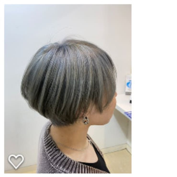 マッシュ アッシュグレー Access Moon 赤塚店 アクセスムーンアカツカテン のヘアスタイル 美容院 美容室を予約するなら楽天ビューティ