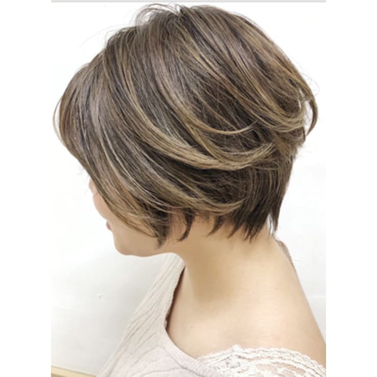 小顔ボブ 大人可愛いショートボブスタイル Ash 亀戸店 アッシュカメイドテン のヘアスタイル 美容院 美容室を予約するなら楽天ビューティ