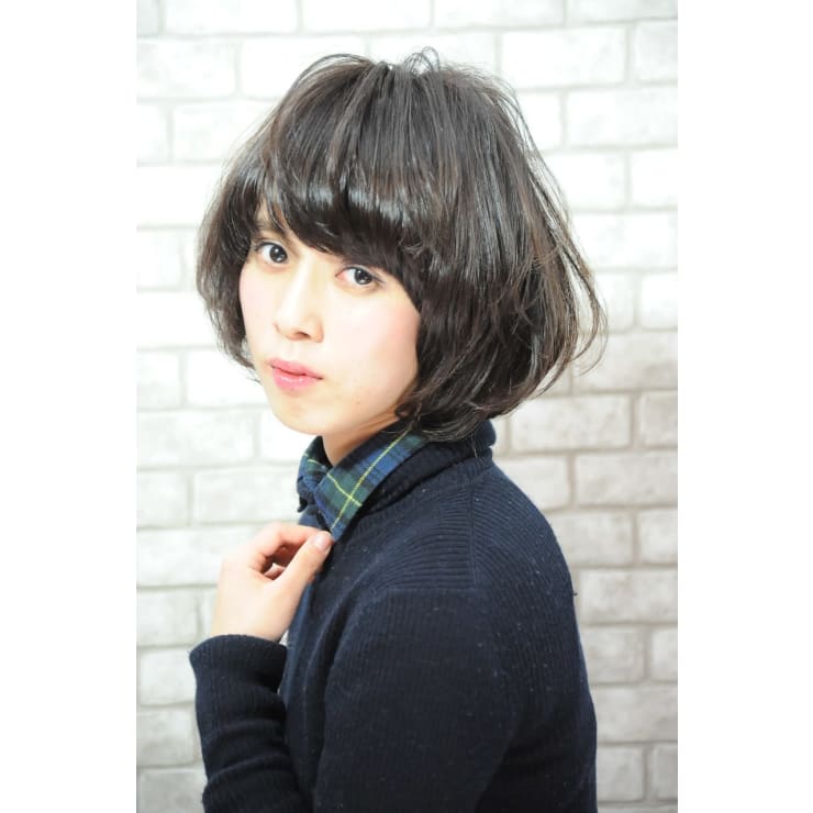 伸ばしかけ大人かわいい黒髪艶ボブ Luce Hair Design ルーチェ ヘア デザイン のヘアスタイル 美容院 美容室を予約するなら楽天ビューティ