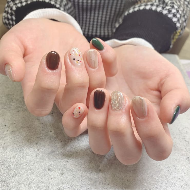 モダンニュアンスデザイン Prize Iris池袋東口店 ネイルサロン プライズアイリスイケブクロヒガシグチテンネイルサロン のネイルデザイン ネイル まつげサロンを予約するなら楽天ビューティ