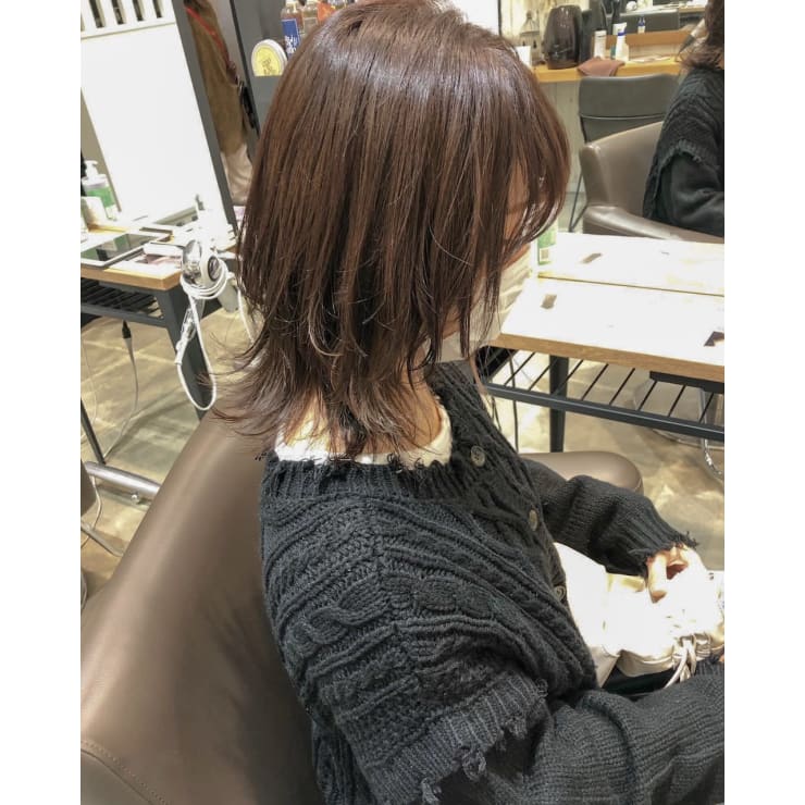 今どき ミディアムレイヤー The Costa Of Richair 越谷店 コスタ オブ リシェールコシガヤテン のヘアスタイル 美容院 美容室を予約するなら楽天ビューティ