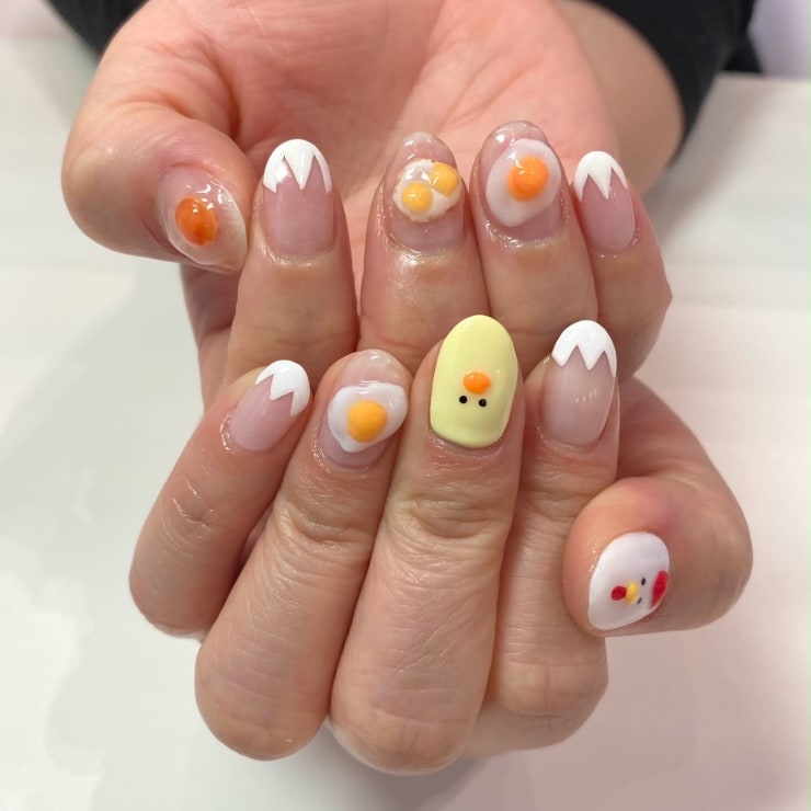 ジェル〉たまごネイル | CHAMPS BILEC Nail Salon(シャンビレック)の 