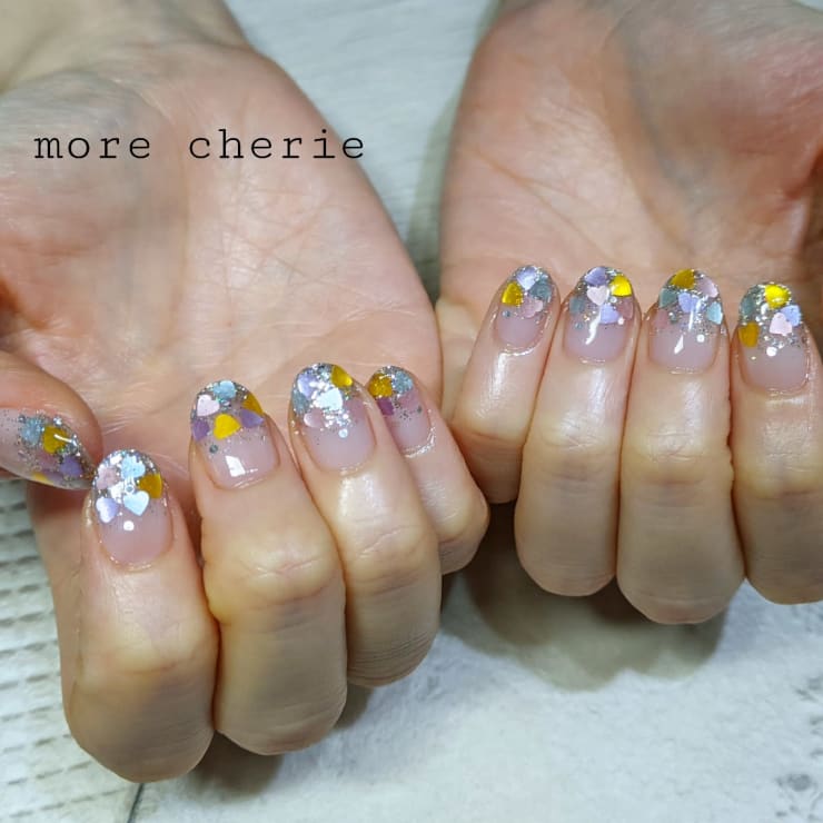 ハートホロ Nail More Cherie ネイルモアシェリー のネイルデザイン ネイル まつげサロンを予約するなら楽天ビューティ