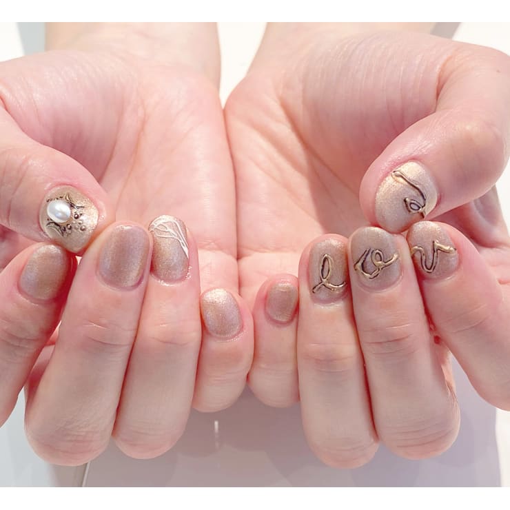 アンティーク ネイル Haar ハール のネイルデザイン ネイル まつげサロンを予約するなら楽天ビューティ アンティーク ネイル Haar ハール のネイルデザイン ネイル まつげサロンを予約するなら楽天ビューティ