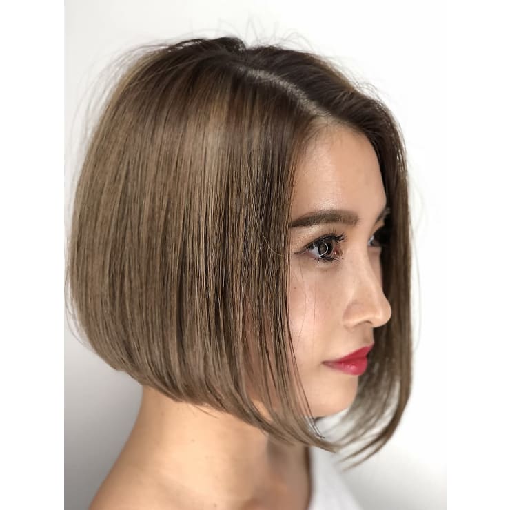 前下がりボブショート 9o Clock By Flammeum 盛岡大通店 ナインオクロックバイフラミューム モリオカオオドオリテン のヘアスタイル 美容院 美容室を予約するなら楽天ビューティ