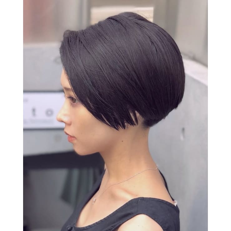 ハンサムショートボブ 9o Clock By Flammeum 盛岡大通店 ナインオクロックバイフラミューム モリオカオオドオリテン のヘアスタイル 美容院 美容室を予約するなら楽天ビューティ