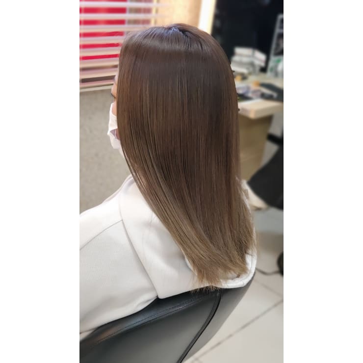 サラサラのツルツル 自分の髪じゃないみたいという方多数 Capa秦野 キャパハダノ のヘアスタイル 美容院 美容室を予約するなら楽天ビューティ