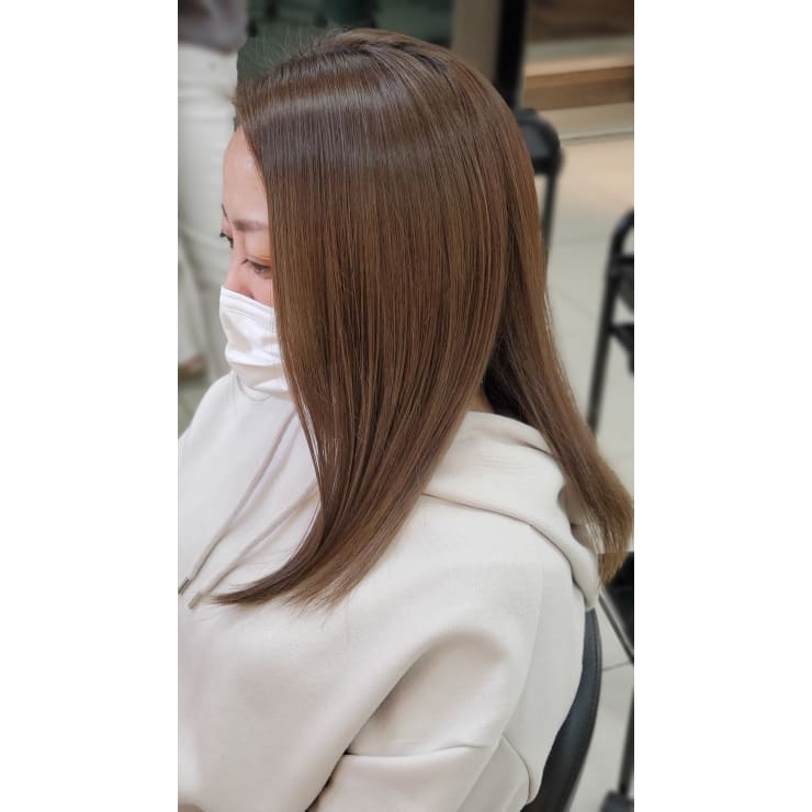 サラサラのツルツル 自分の髪じゃないみたいという方多数 Capa秦野 キャパハダノ のヘアスタイル 美容院 美容室を予約するなら楽天ビューティ