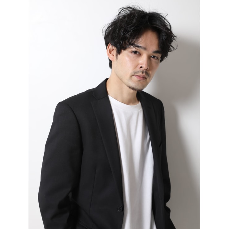 男くさい メンズパーマ スリークショート ショコラ梅田 Chocolat Umeda ショコラ ウメダ のヘアスタイル 美容院 美容室 を予約するなら楽天ビューティ