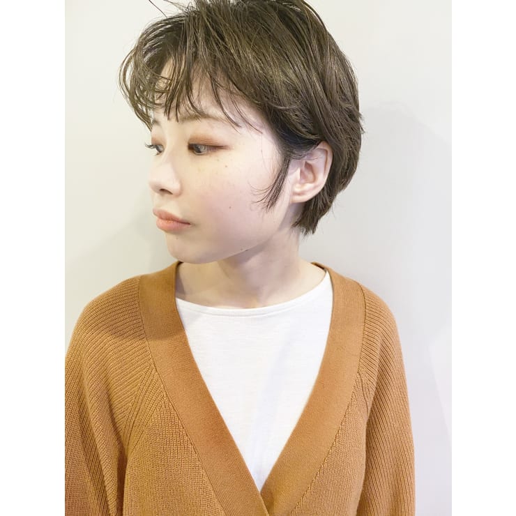 丸み ショート 耳かけショート メンズライクショート 鎌倉 Emii 鎌倉 エミイ カマクラ のヘアスタイル 美容院 美容室を予約するなら楽天ビューティ