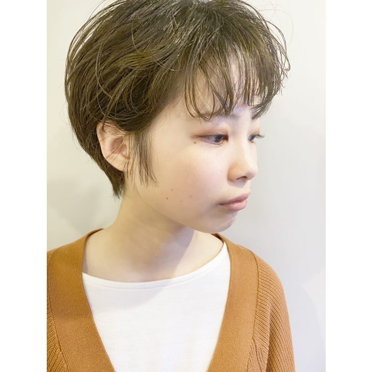 丸み ショート 耳かけショート メンズライクショート 鎌倉 Emii 鎌倉 エミイ カマクラ のヘアスタイル 美容院 美容室を予約するなら楽天ビューティ