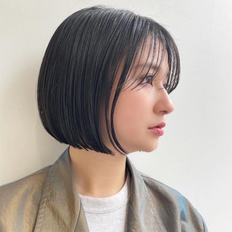 前髪伸ばし途中におすすめショートボブ Houle ウル のヘアスタイル 美容院 美容室を予約するなら楽天ビューティ