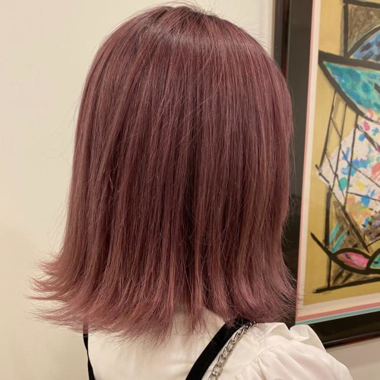 ブリーチダブルカラー ピンク La Sente 宝塚 ラシェンテ のヘアスタイル 美容院 美容室を予約するなら楽天ビューティ