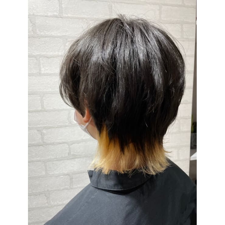 ウルフカット 裾カラー Vis Ill 秋葉原店 ビス イル アキハバラテン のヘアスタイル 美容院 美容室を予約するなら楽天ビューティ