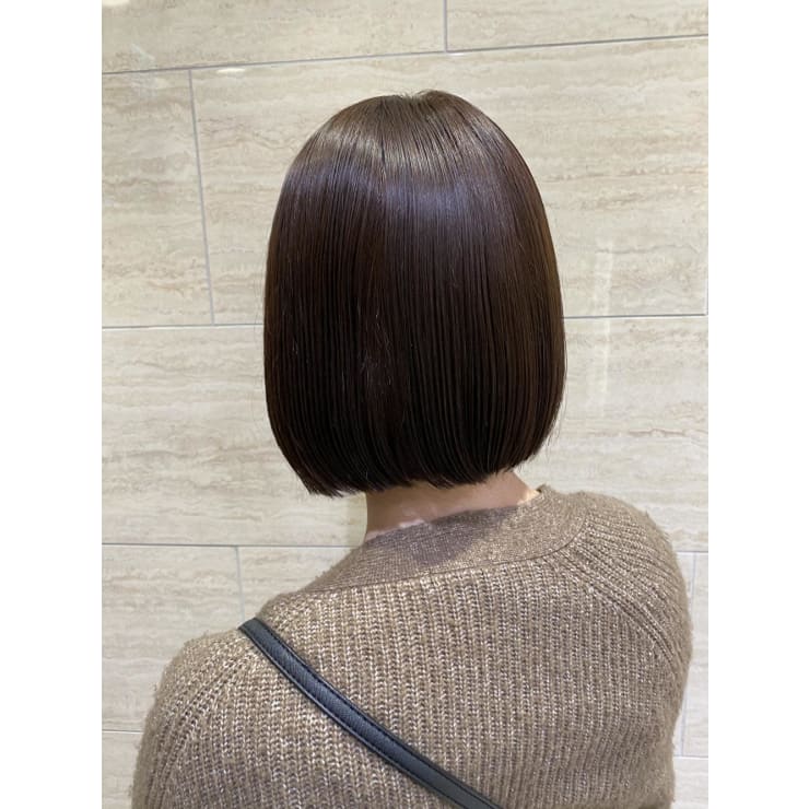 ぼぶボブ ボブ/ツヤ髪/ココアブラウン/西原晃 | FACE。大船(フェイス オオフナ