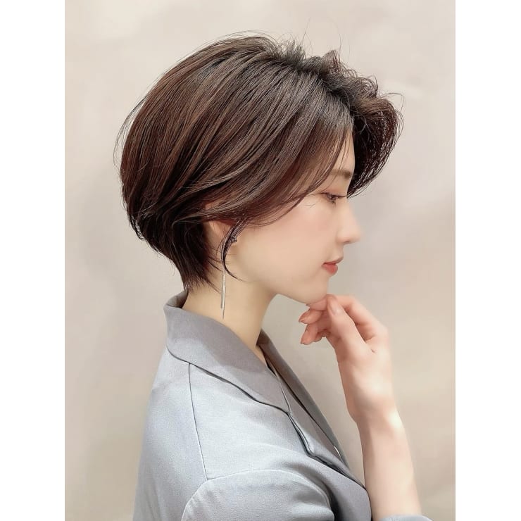 360 綺麗 大人の小顔美人ショート Beautrium 梅田 ビュートリアム のヘアスタイル 美容院 美容室を予約するなら楽天ビューティ