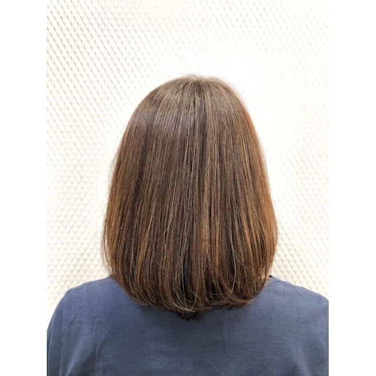 40代50代60代 白髪染め ワンレンボブ 艶カラー Qualis 上福岡店 クオリスカミフクオカテン のヘアスタイル 美容院 美容室を予約するなら楽天ビューティ