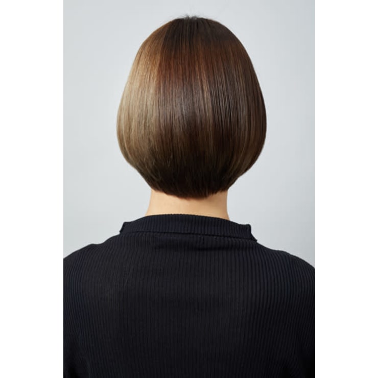 カフェオレツートンカラー 小顔ショートボブ Kingdom 元町店 キングダムモトマチテン のヘアスタイル 美容院 美容室を予約するなら楽天ビューティ