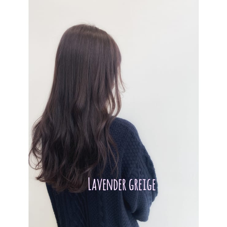 ダークトーンでも柔らかな ラベンダーグレージュカラー | KAINO arms KOBE三宮(カイノアームズコウベ)のヘアスタイル |  美容院・美容室を予約するなら楽天ビューティ
