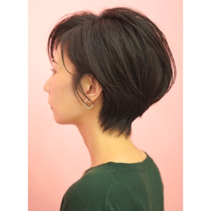 手入れ簡単 大人女性の丸みショートボブ Beautrium 青山 ビュートリアム アオヤマ のヘアスタイル 美容院 美容室を予約するなら楽天ビューティ