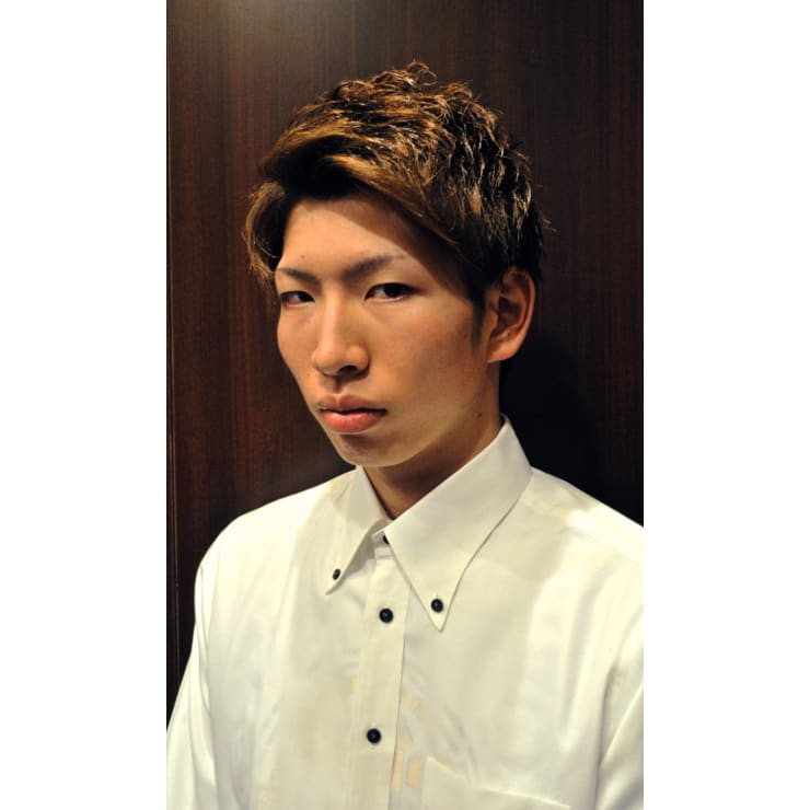 芸能人風アップバングショート 理容室 上野 メンズ シ Hiro Ginza Hair Salon 上野店 ヒロギンザヘアサロンウエノテン の ヘアスタイル 美容院 美容室を予約するなら楽天ビューティ