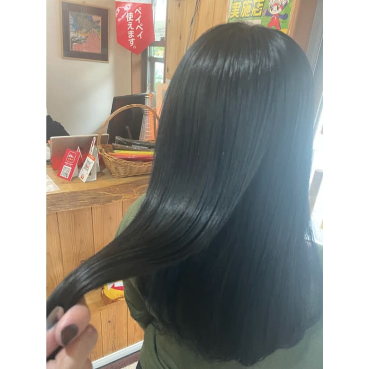 黒髪 髪質改善トリートメント Kunea クネア のヘアスタイル 美容院 美容室を予約するなら楽天ビューティ