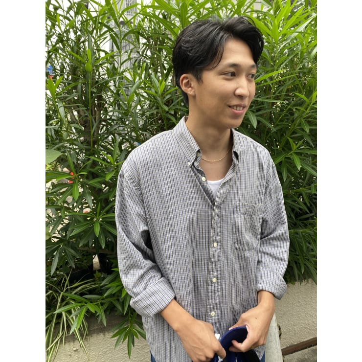 カジュアルメンズセンターパート Hair Ales Harajuku ヘアーアレス ハラジュク のヘアスタイル 美容院 美容室を予約するなら楽天ビューティ