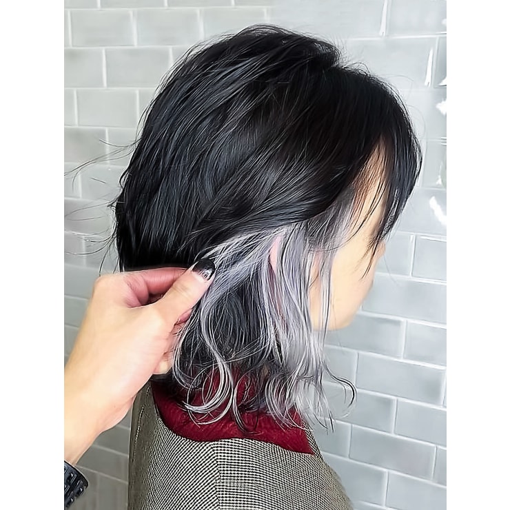 Aube Hair シアクールインナーカラー セシルカット Aube Hair Fred 熊本店 オーブヘアフレッドクマモトテン のヘアスタイル 美容院 美容室を予約するなら楽天ビューティ