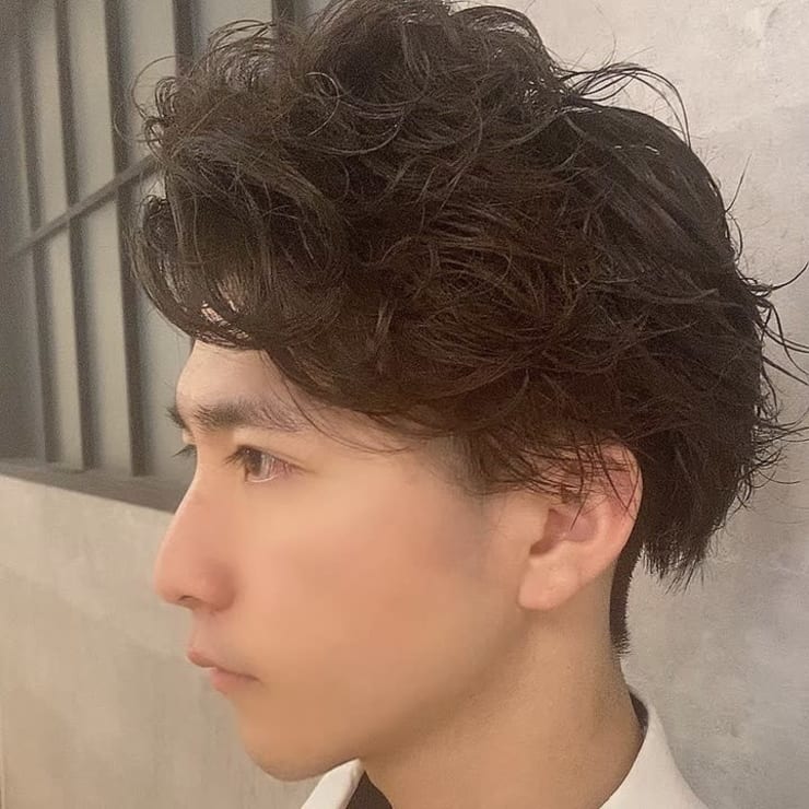 朝のスタイリング5分 メンズパーマ 楽 きちんと見え Roma ローマ 銀座店 ローマ ギンザテン のヘアスタイル 美容院 美容室を予約するなら楽天ビューティ