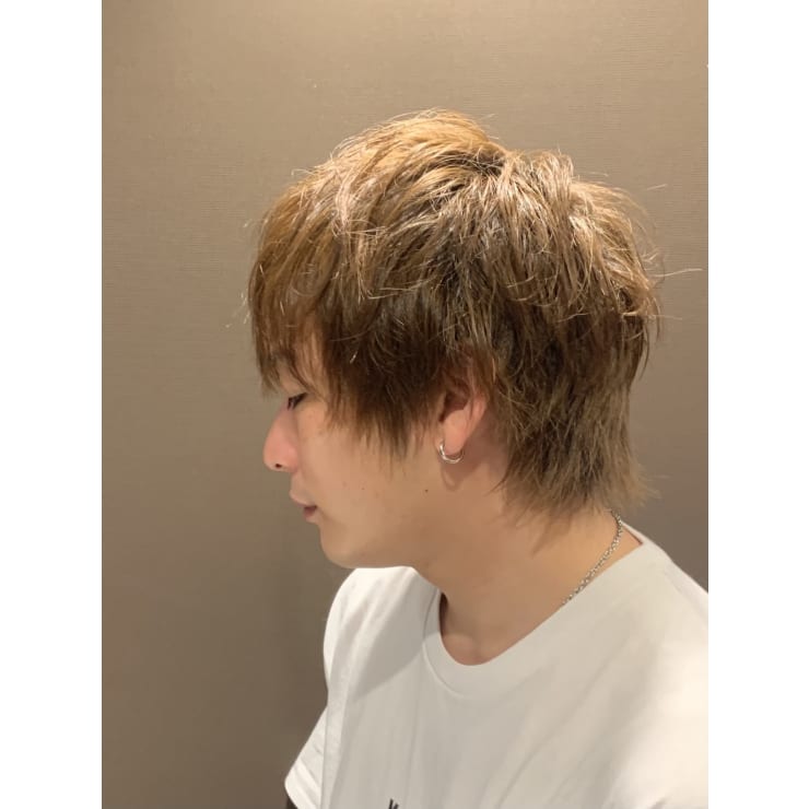 ミディアムマッシュウルフ 六本木 メンズカット 麻布 港区 ヒロ銀座ヘアーサロン 麻布乃木坂 六本木駅前店 ヒロギンザヘアーサロンアザブノギザカロッポンギエキマエテン のヘアスタイル 美容院 美容室を予約するなら楽天ビューティ